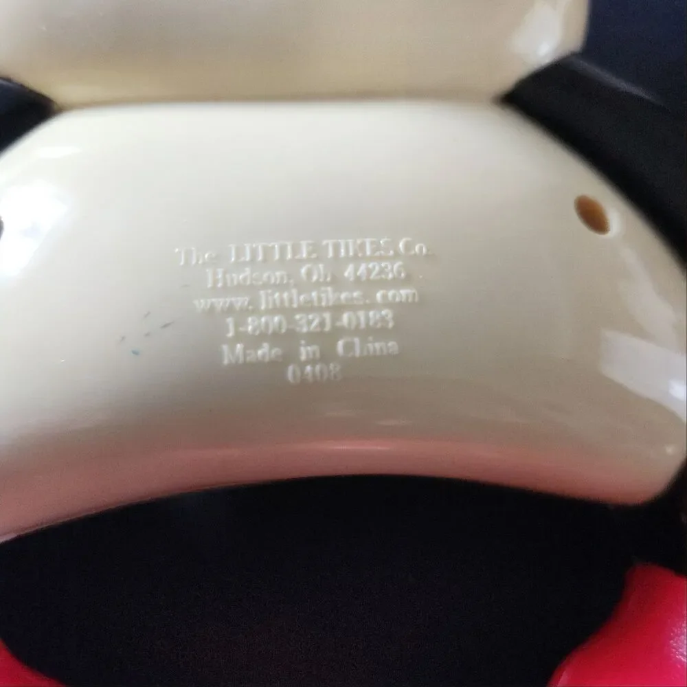 VINTAGE Little Tikes Animal Band panda shaker tambourine